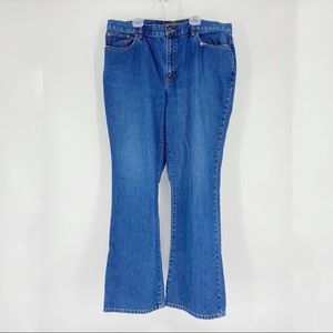Lauren Jeans Co. Premium Bootcut Denim Jeans Ralph Lauren Size 16